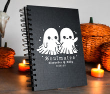 Load image into Gallery viewer, Custom Gothic Til Death Botanical & Witchy | Wedding Guest Book | Journal | Notebook A5