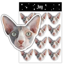 Load image into Gallery viewer, Custom Pet Sticker Pack - Gothic Diamond