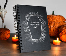 Load image into Gallery viewer, Custom Gothic Soulmates little ghosts | Wedding Guest Book | Journal | Notebook A5
