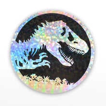 Load image into Gallery viewer, Jurassic Park T-Rex Sparkle Sticker
