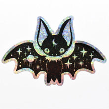 Load image into Gallery viewer, Galactic Moon Bat - Vampire - Vinyl Decal Sticker
