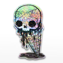 Load image into Gallery viewer, Skelecone Sparkle Sticker
